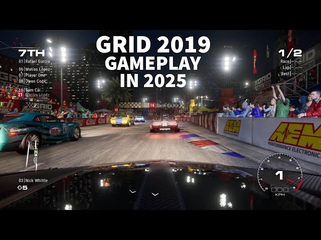 Grid 2019 Logitech G29 Gameplay in 2025. Still looks and plays great.