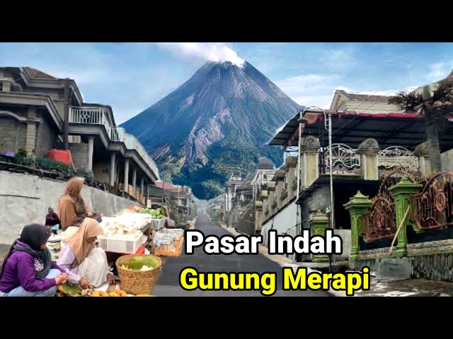 Pasar Tradisional di Kawasan Wisata Gunung Merapi Boyolali