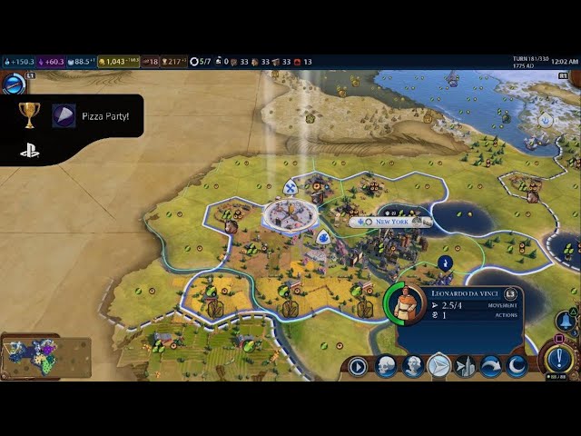 Pizza Party Trophy Civilization 6