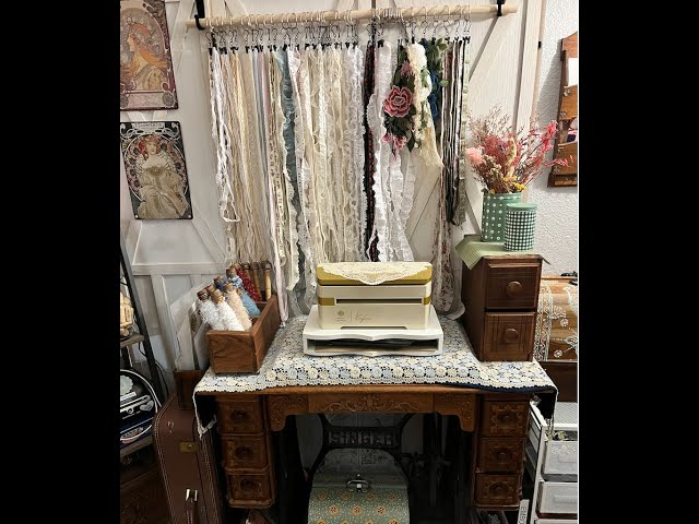 Vintage Craft Room- Small space & Dream Box