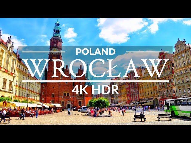 Wroclaw, Poland 🇵🇱 - by drone in 4K HDR (60fps)