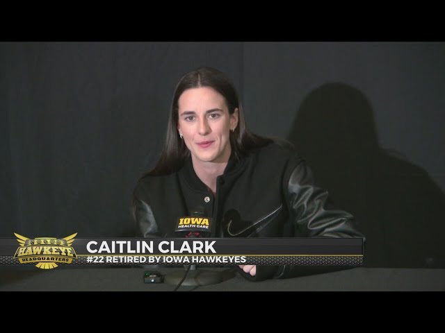 'It's fun for me to come back and just say thank you': What made Caitlin Clark's jersey retirement s