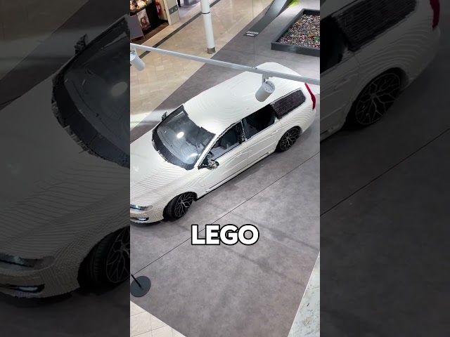 A car built entirly out of Lego