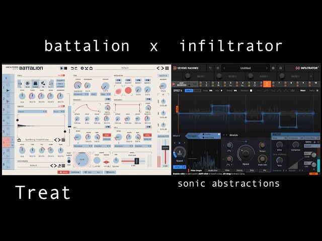 Treat x Unfiltered Audio Battalion x Devious Machines Infiltrator - sonic abstractions