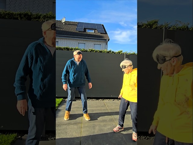 Having fun at age 85 😂 late to this one 🙈 the look on my husband's face at the end 🤣