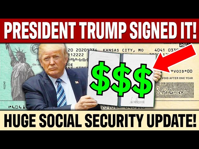 TRUMP SIGNED IT! Big Social Security SSI SSDI Update | NEW EXECUTIVE ORDER | INCREASE IN BENEFITS