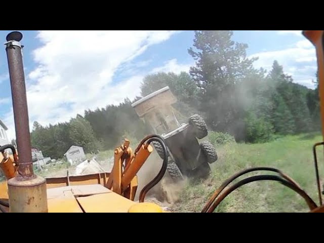 We flipped over a Bobcat Skidsteer! in 360!