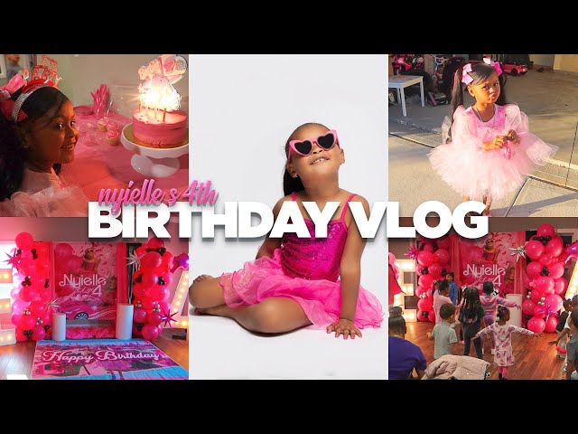 Nyielle’s 4th Birthday Party Vlog 🥳