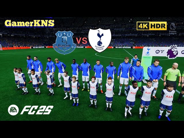 Tottenham Hotspur vs Everton _ Premier League 2025 4K gameplay |PS5