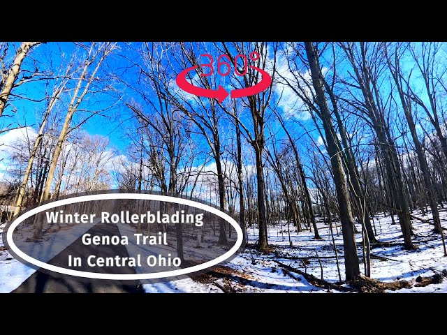 #360 VR Winter Inline Skating Adventure In Central Ohio