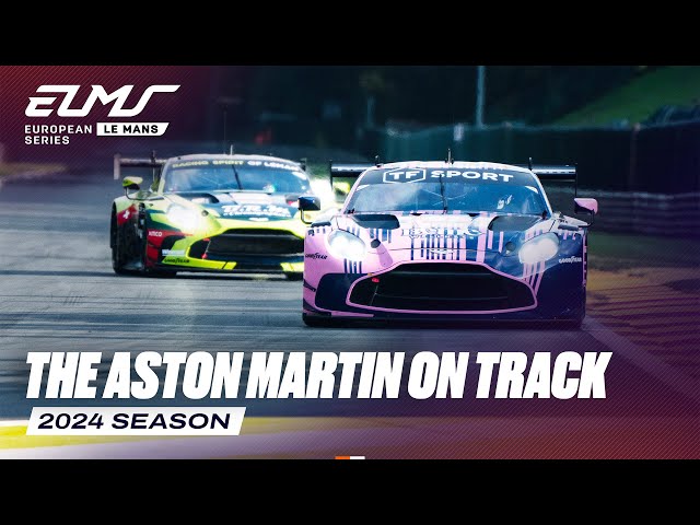 The Aston Martin Vantage AMR LMGT3 on track | ELMS