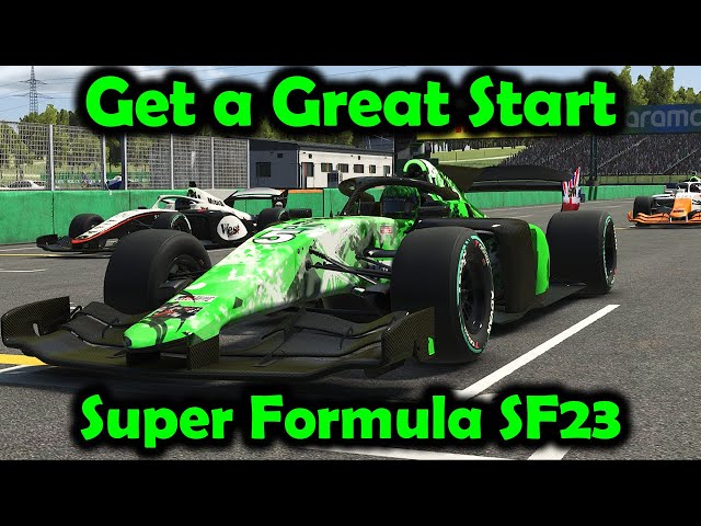 HOW To START Super Formula SF23 | Launch Control | Dual Clutch