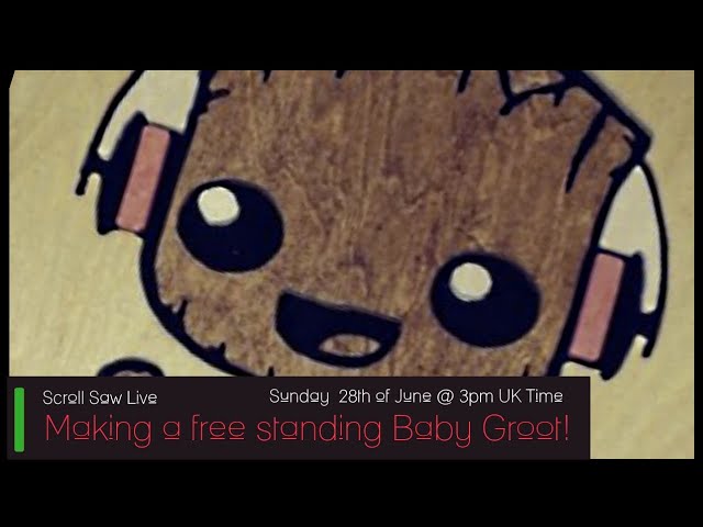 Making a free standing Baby Groot!