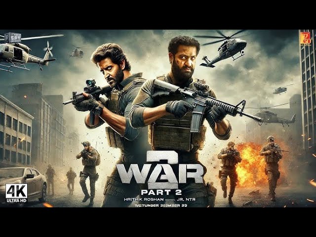 War 2 (2025) New Action Movie | Hrithik Roshan | Jr NTR New Hindi Action Movie | south studio