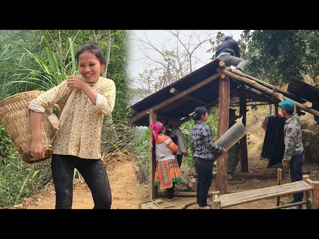 Ly Tieu Ca Guides Sister Tieu Dung to Rebuild a Safe House - 17-Year-Old Single Mother