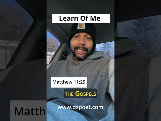 Learn Of Me #bible #jesus