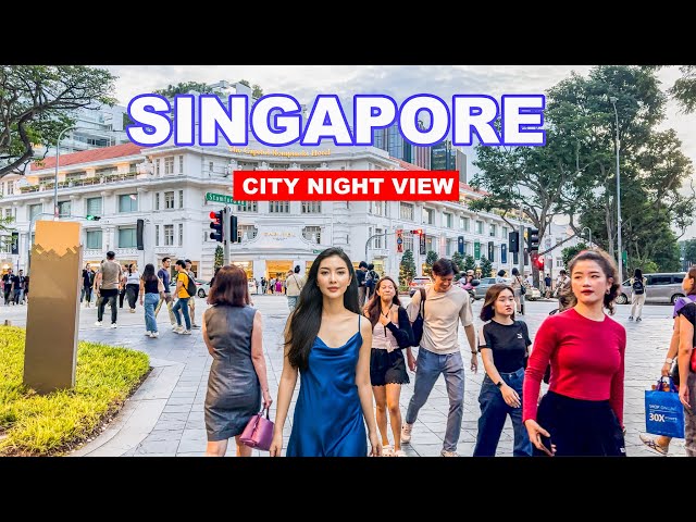 Singapore City Tour At Night | Newly Started Singapore Night Festival 🇸🇬🌃❤️