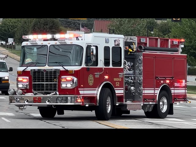 Brookhaven Fire Company Quint 52 & Squad 52 Responding 8-9-24