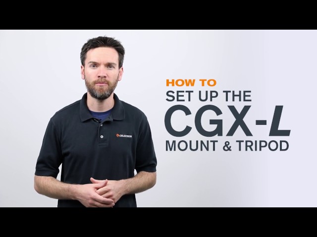 How to Set Up the CGX-L Tripod and Mount