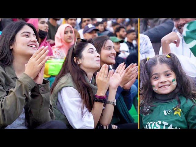 Lahore fans turn up in numbers at the Gaddafi Stadium  🏟  #3Nations1Trophy | #PAKvNZ