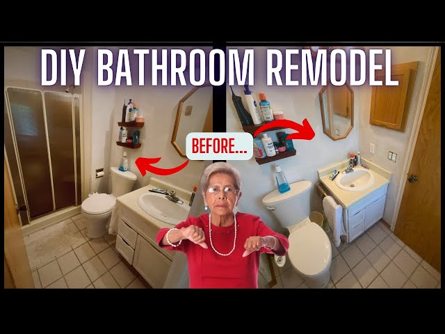 DIY Small Bathroom Remodel (No Prior Experience!) // Project Overview