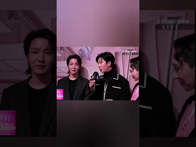 'Love your W ' BTS RM,Jhope |W korean breast cancer awareness Raising campaign charity event.