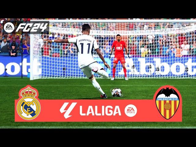 Real Madrid vs Valencia CF | LALIGA EA Sports #fc24 #ps5