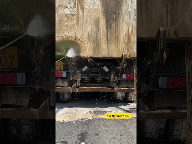 Truck Wash Transformation:  Turning Mud into Magic! #asmrcleaning #satisfyingpressurewashing