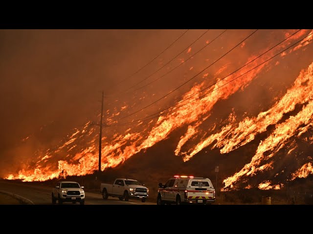 Mass evacuations after new wildfire erupts near Los Angeles • FRANCE 24 English