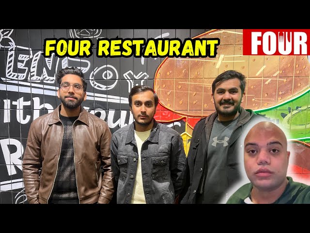 Four Restaurant Review | Ducky Bhai and Iqra Kanwal ka Restaurant | burger Pizza….