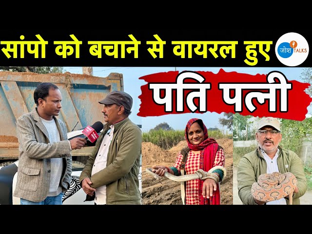 सांपो की जान बचाने से वायरल हुए पति पत्नी देखकर आप भी चौक जाओगे | Viral Husband And Wife