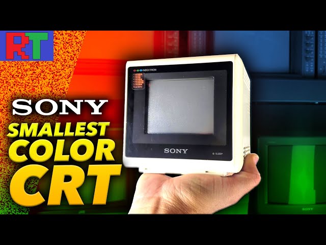 Sony's Smallest Color CRT is not a Trinitron - Meet the Indextron