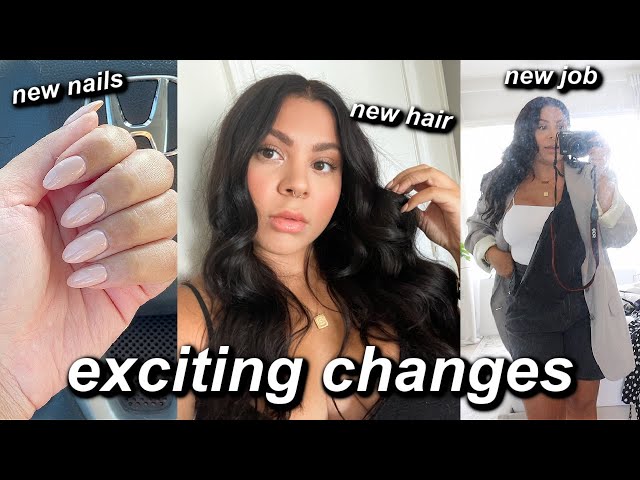 IT WAS TIME FOR A CHANGE | NEW HAIR, NEW NAILS & NEW JOB | VLOG