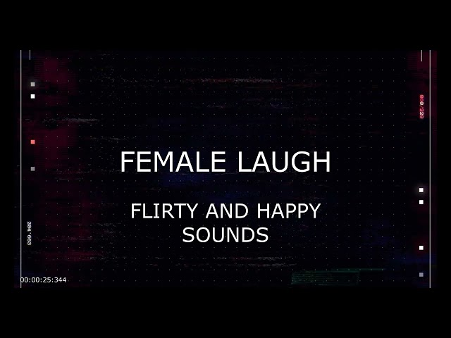 Female Laugh – Romantic, Flirty, and Happy Sound Effect - Royalty Free