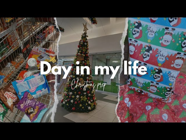 VLOG : Christmas prep | last minute shopping | FGift wrapping | Vlogmas 🎀