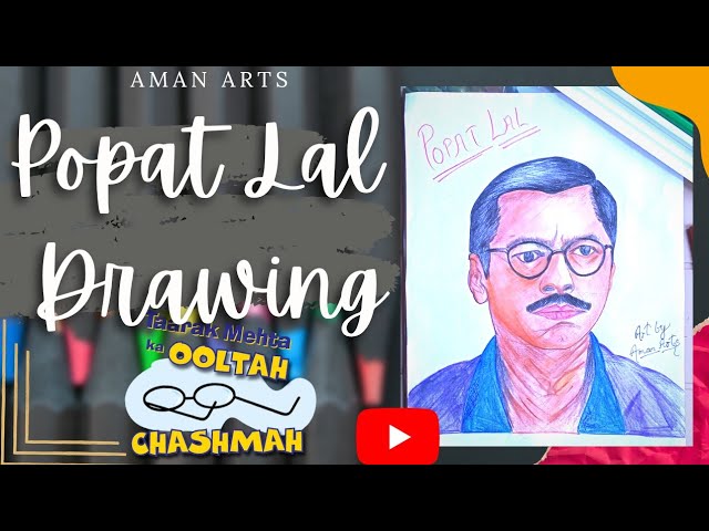 Popatlal Drawing 😱 | @SonySAB| Taarak Mehta Ka Ooltah Chashmah | Aman Arts