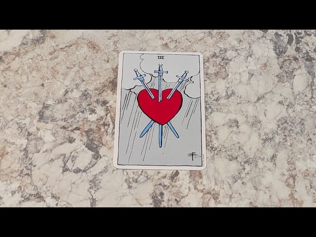 LEARN THE LANGUAGE OF TAROT DAY 56: THREE OF SWORDS