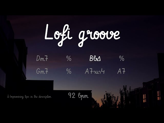 Lofi Groove in Dm : Backing Track