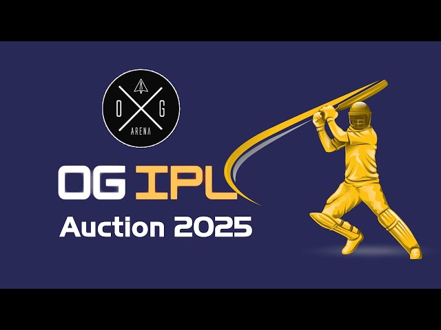 📶 LIVE: OG IPL AUCTION 2025