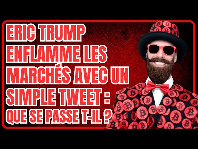 🚨David Sacks déçoit sur la réserve Bitcoin, pendant qu’Eric Trump fait bondir le marché en un tweet!