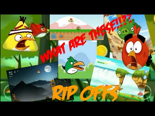 Playing Angry Birds Rip Offs! (They're So Bad)