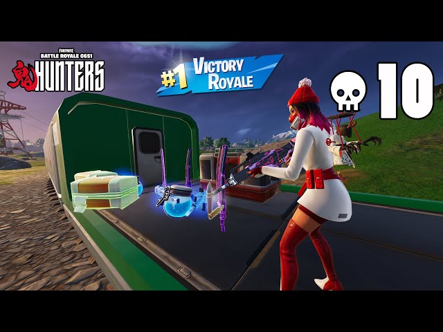 10 Elimination Santa Female Skin Zero Build Solo Gameplay WINS (NEW Fortnite Chapter 6)