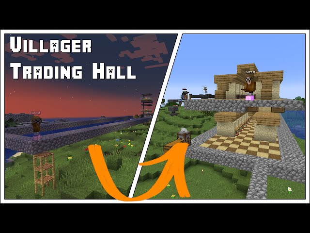 Villager Trading Hall - E20 | Another Day in Minecraft - No Mining