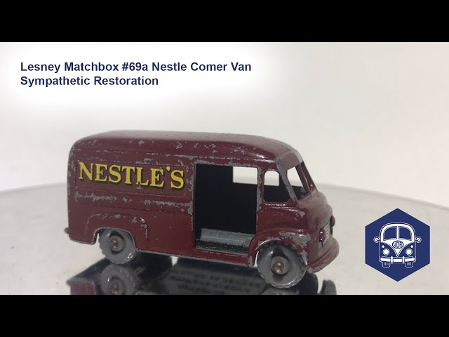 Matchbox Lesney #69a Nestles Comer Van Sympathetic Restoration