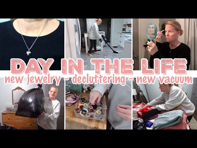 NEW ANA LUISA JEWELRY ~ DECLUTTERING CLOTHES AND JEWELRY ~ NEW VACUUM / DAY IN THE LIFE