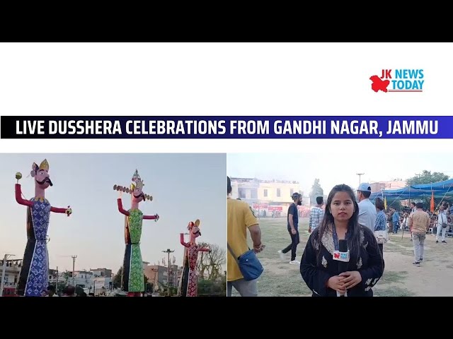 Live Dusshera celebrations from Gandhi Nagar, Jammu | JK News Today