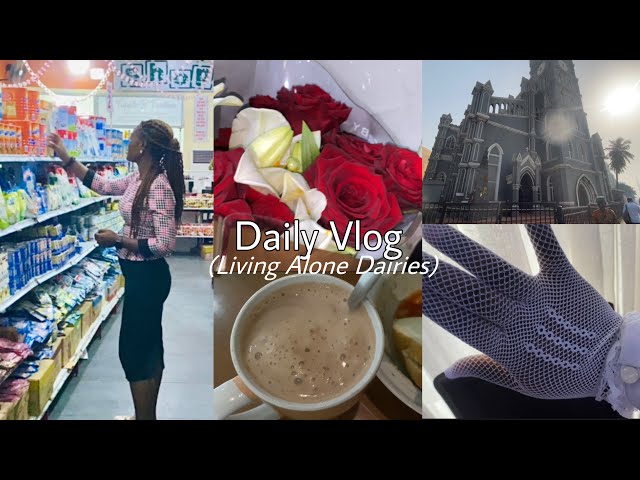 DAILY VLOG ☘️ I days in my life | life of a Nigerian girl living in Lagos | Living alone dairies