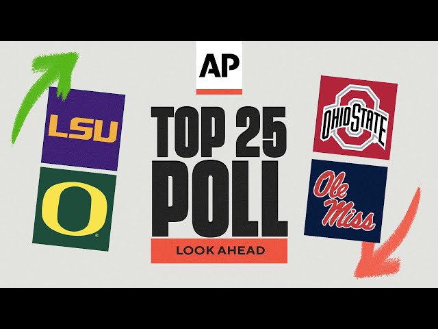 College Football Week 8 AP Top 25 Look Ahead: Ole Miss OUT of CFP after losing in Death Valley?