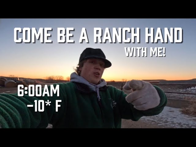 FULL day in the life on a -10 degree day! Ranching in South Dakota