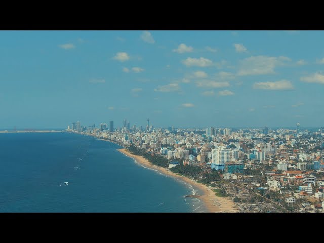 S. Thomas' College & Mount Lavinia Beach from Air